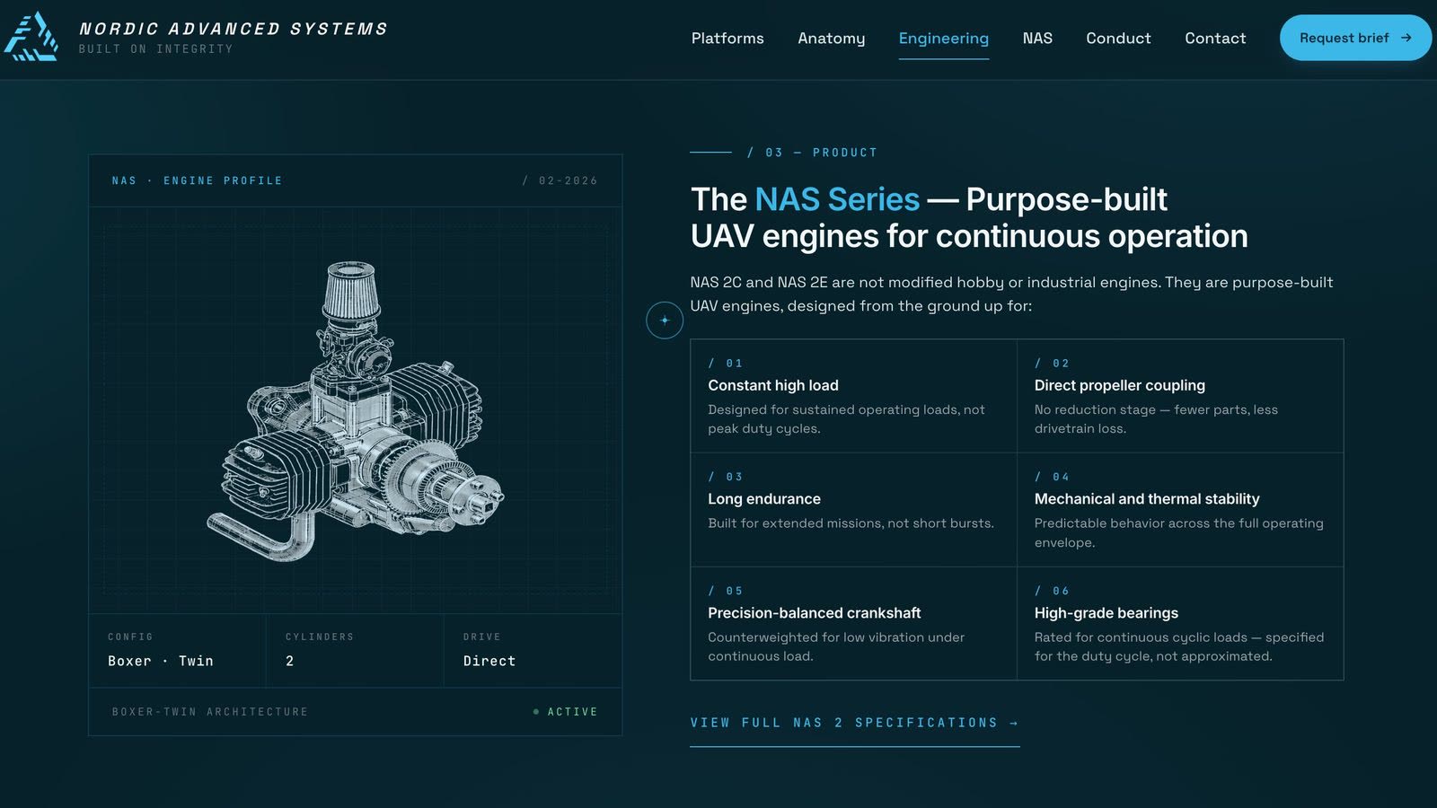 The NAS site design blueprint.